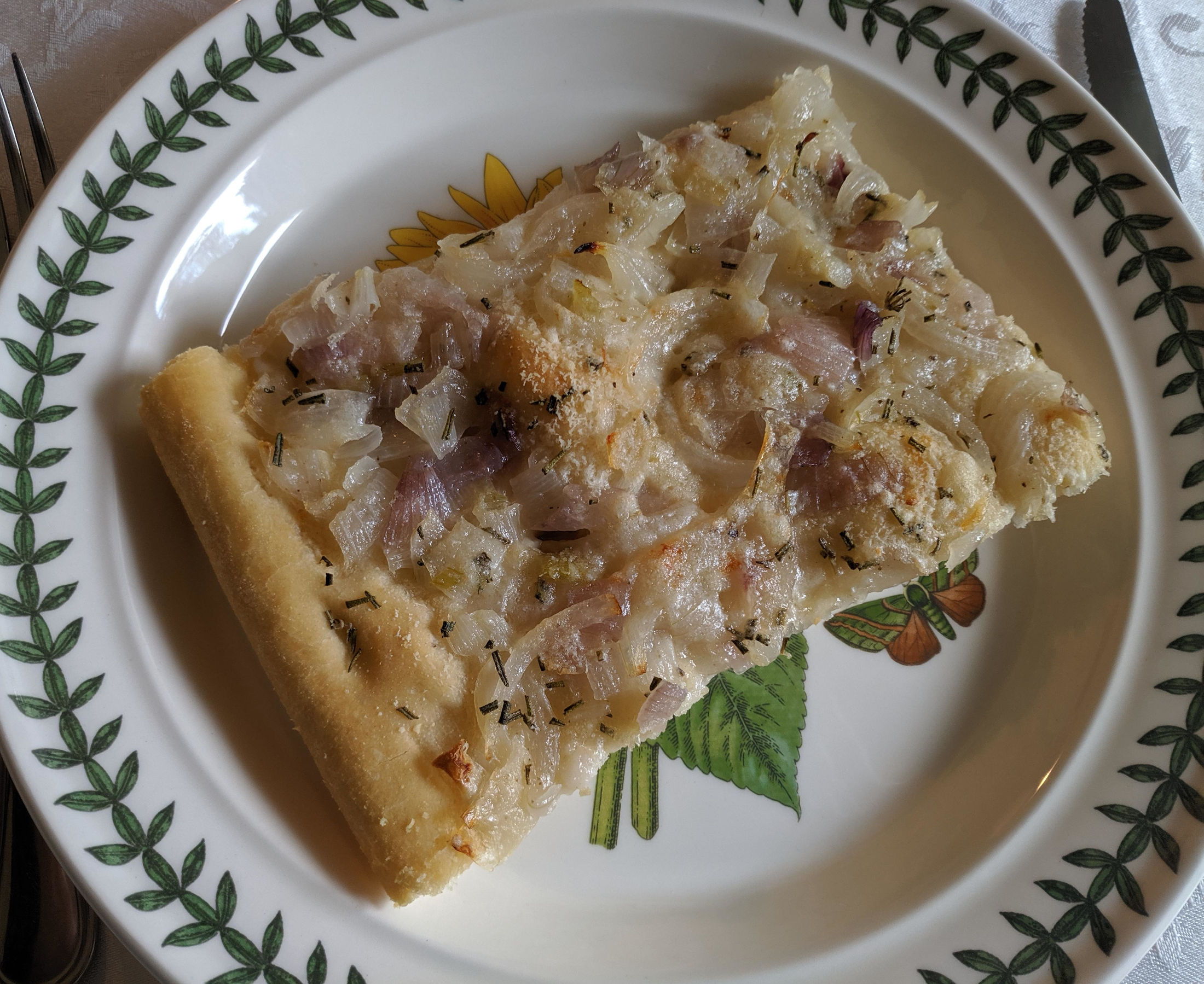 Un invitante foto di focaccia atomica.