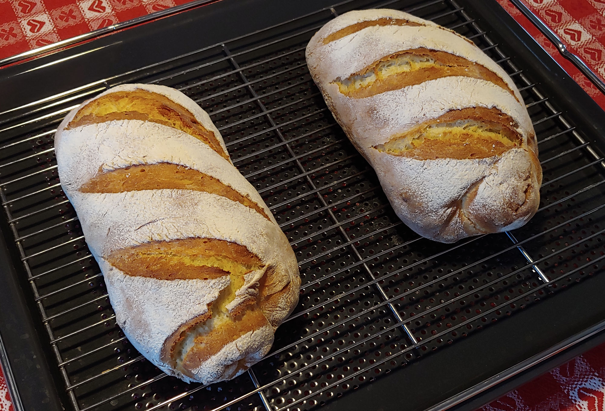 Pane sulla griglia.