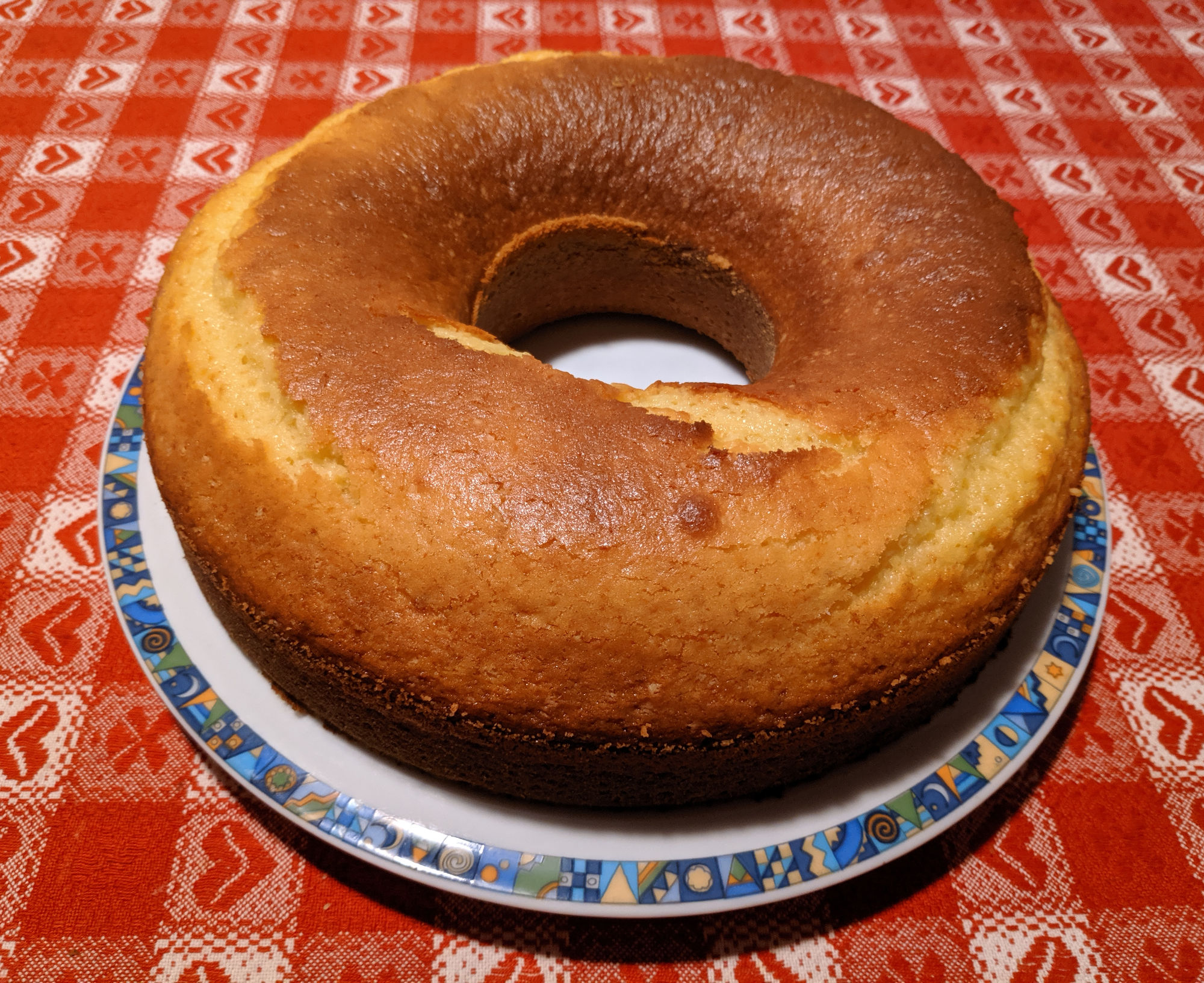 Una buona torta di ricotta.